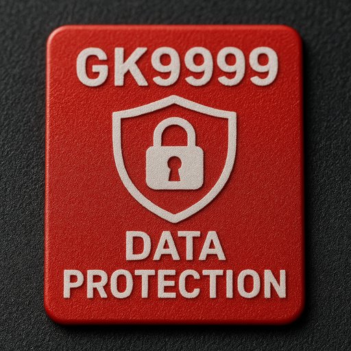 GK9999 data protection infographic