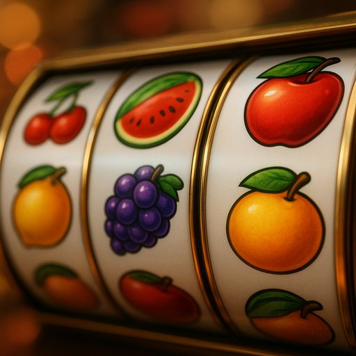 GK9999 colorful fruit symbols on reels