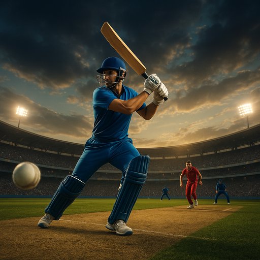 GK9999 cricket hero banner with live action