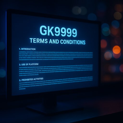 GK9999 legal terms overview on screen